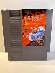 Joust (Nintendo NES, 1988) Authentic. Tested. Sleeve.