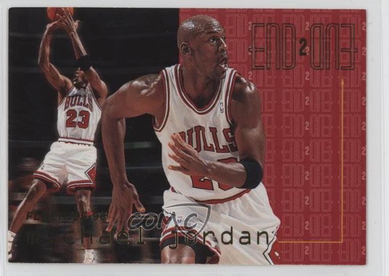 1995-96 Fleer European End 2 End Michael Jordan #478 HOF
