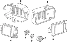 Genuine GM Radar Sensor Rear Cover 84874273
