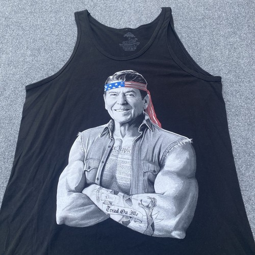 Ronald Reagan Tattoos Bandana patriotisch Biker Präsident USA Herren Gr. M Tanktop