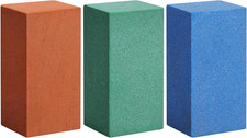 3 Pcs Gummy Rubber Abrasive Stone- Edge Grinding Rubber Block Stone- Soft Snowbo