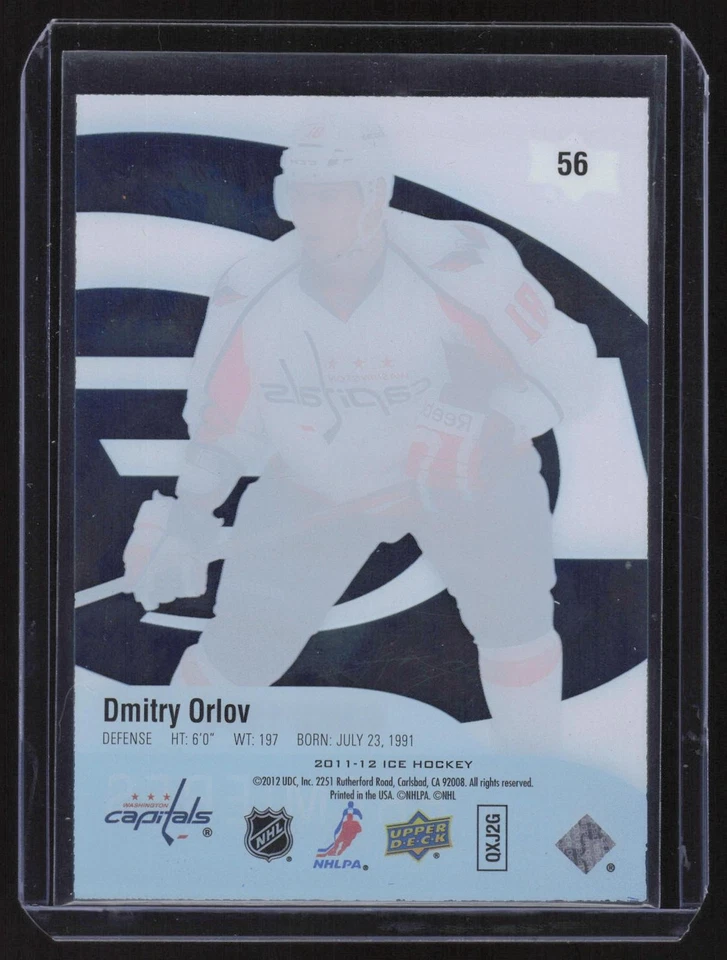 2011-12 SPx 2011-12 Upper Deck Ice Dmitry Orlov #56 Rookie #/1999 - Image 2 of 2