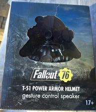 Fallout 76 T-51 Power Armor Helmet Gesture Control Speaker Brand New  Sealed