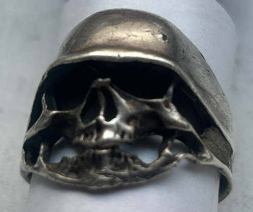 SILVER SCULL RING 925 SILVER TESTED