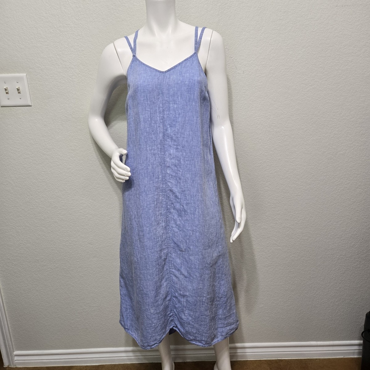 chinese dress ladies Blanca linen Dress – www.alayaeg.com main image 1