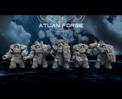 3D Printed Shark Knight Giant Reinforcements by Atlan Forge
