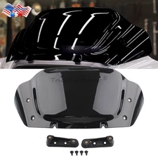 For Harley CVO Street Glide FLHXSE 10" Black Windshield Windscreen 2023 2024 New