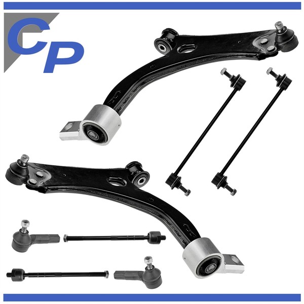 2 Querlenker Vorne FüR Ford Fiesta MK5 2 Spurstange 2 Koppelstange Links Rechts-image