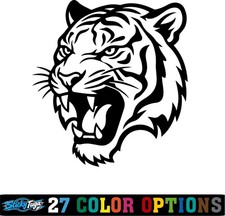 Tiger Head Vinyl Decal Sticker Car Truck Window C Tiger Head Vinyl Decal Sticker Car Truck Window C