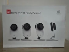 Yi Home 2K Pro Family Pack 4x Home Security Cameras Brand New