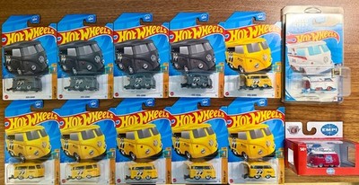 Hot Wheels Volkswagen Kool Kombi Lot of 12! Hello Kitty!