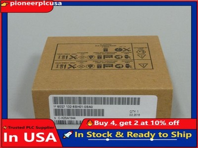 New Siemens ET 200SP Digital Output Module 6ES7132-6BH01-0BA0 6ES71326BH010BA0