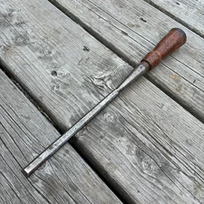 Vintage T H Witherby 3/8" Socket Chisel - Waranted Chisels Beveled Edge