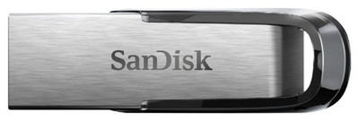 SANDISK Ultra Flair USB-Stick, 32 GB, 150 MB/s, Schwarz/Silber