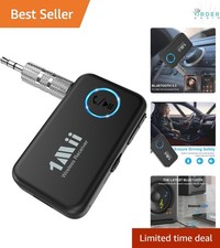 Bluetooth 5.3 Music Receiver Adapter for Car/Home Stereo Aux Hands Free