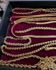 Vintage To Modern Gold Toned Jewelry Lot. All Wearable Costume Pieces.