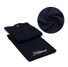 1PC Titleist Golf Towel Cotton W/ Carabiner For Club Ball Cleaner 30*50cm&