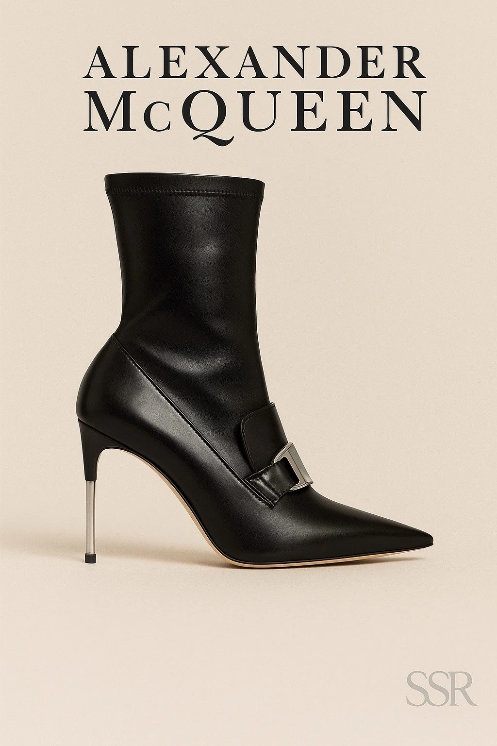 Alexander McQueen — Alexander McQueen Women's Ankle Boots Black Watson US8 EU38 NIB