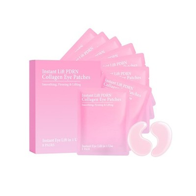 Eye Patches with PDRN & Collagen, Hydrogel Eye Mask with Instant Lift Effect,...