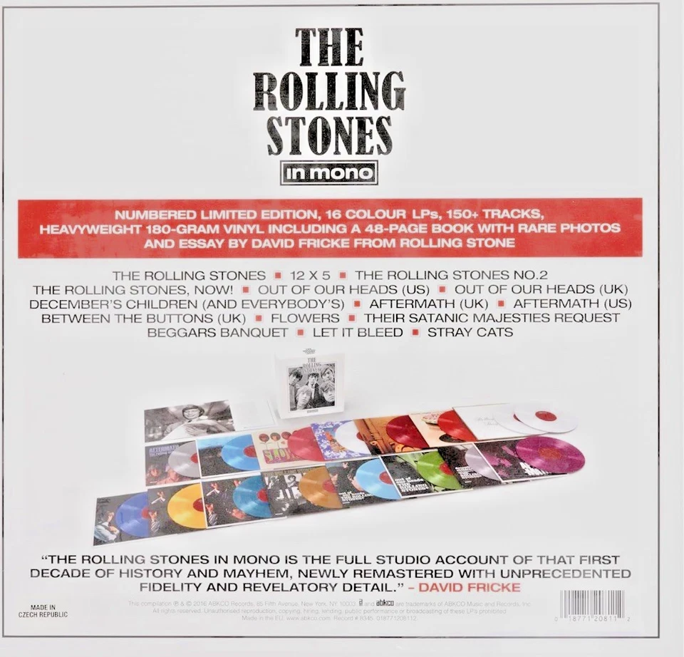Blues-Rock - Rolling Stones – The Rolling Stones in Mono - Mint 16 Color Vinyl - Bild 2 von 3