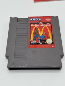 McDonaldland Nintendo Nes Game PAL A UK Version Boxed With Manual CIB