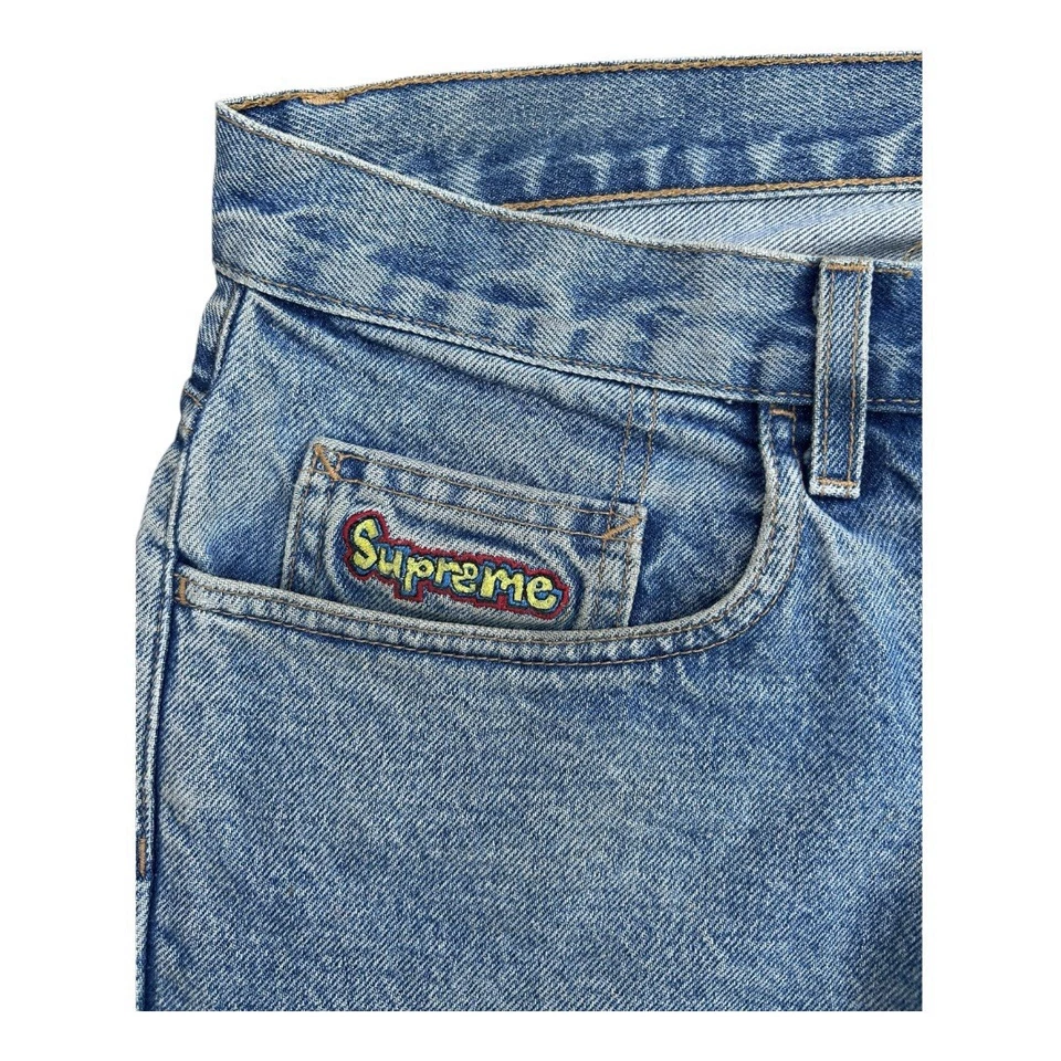 Pantalones Cortos Supreme SS15 Mark Gonz Denim Azul Talla 34 Raro Auténtico Foto 4 de 4