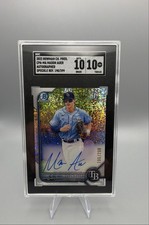 2022 Bowman Chrome - Prospect Autographs Mason Auer #CPA-MA Speckle Refractor...