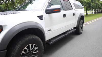 Dodge Ram 1500 Quad Cab 2002-2008 Step Running Boards Black 6