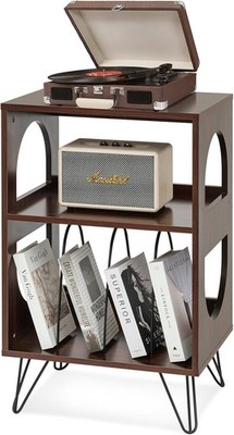 Awhtixbo Plattenspieler Ständer, passend für 7/10 Zoll Schallplatten
