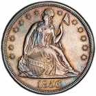 1856 Seated Liberty Dollar - PCGS XF Detail Cleaned