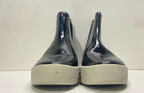 Timberland Black Patent Leather Boots Sneakers Men's Size 9.5 - Picture 2 of 7