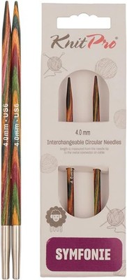 KnitPro Symfonie Austauschbare Nadelspitzen 4'' (10cm) | 4mm