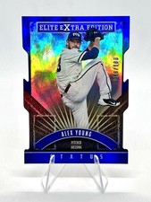 Alex Young 2015 ELITE Panini Extra Edition RC #44 Blue Status DIE-CUT /100