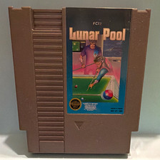 FCI Lunar Pool Nintendo Entertainment System NES Pool Sports Game Cartridge