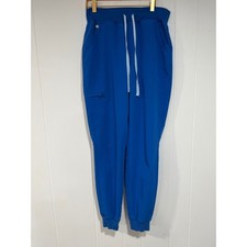 FIGS HW Zamora Jogger Scrub Pants Royal Blue Small Tall W22SW2012T Mens Womens