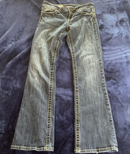 KUT from the Kloth NATALIE High Rise Bootcut Jeans Size 4 Dark Wash Flap Pocket