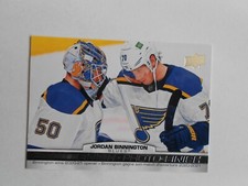2021-2022 Tim Horton's  Jordan Binnington  Photo Finish Hockey Card
