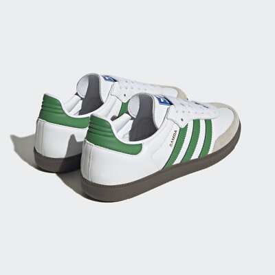 Adidas Originals Samba OG White Green Classic Lifestyle New Men