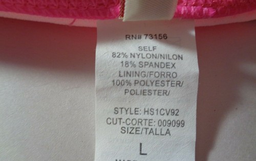 Hobie Size Large FLIRT SKIRT Pink White New Women's Bikini Bottom - Picture 9 of 12