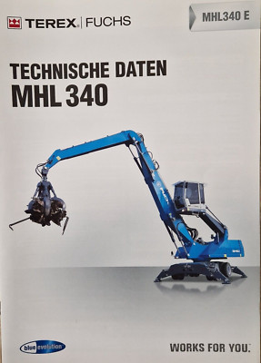FUCHS  UMSCHLAGMASCHINE  UMSCHLAGBAGGER MHL 340 E  E - SERIE  NEU