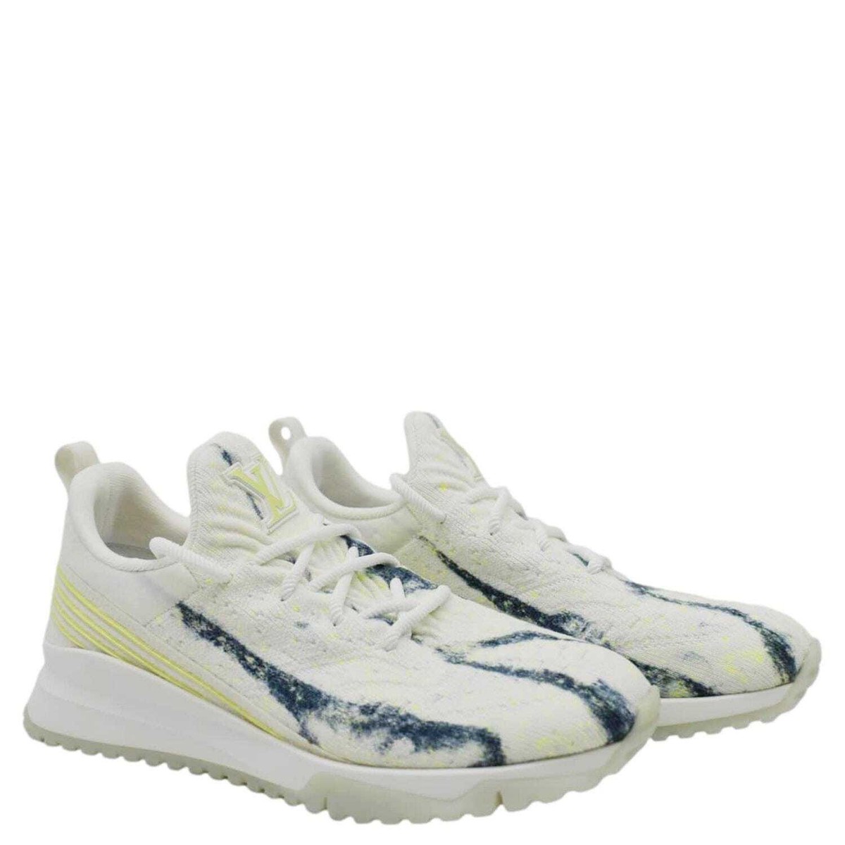 LOUIS VUITTON V.N.R Technical Knit Fabric Sneakers White  display picture 1