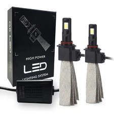 SOCAL-LED 2x 9005 Fanless Bulb High Beam DRL Conversion Kit 6000K Bright White