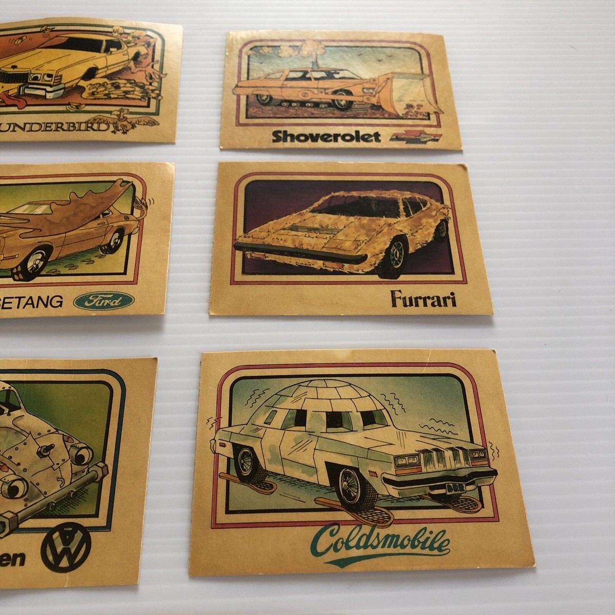 カーズ トレーディングカード 1976 WONDER BREAD CRAZY CARS 16 CARD LOT 11/20 | eBay