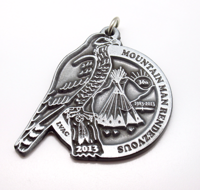 #ad Boy Scout Medal LVAC 2013 Mountain Man Rendezvous 30th Anniversary Hawk $13.95