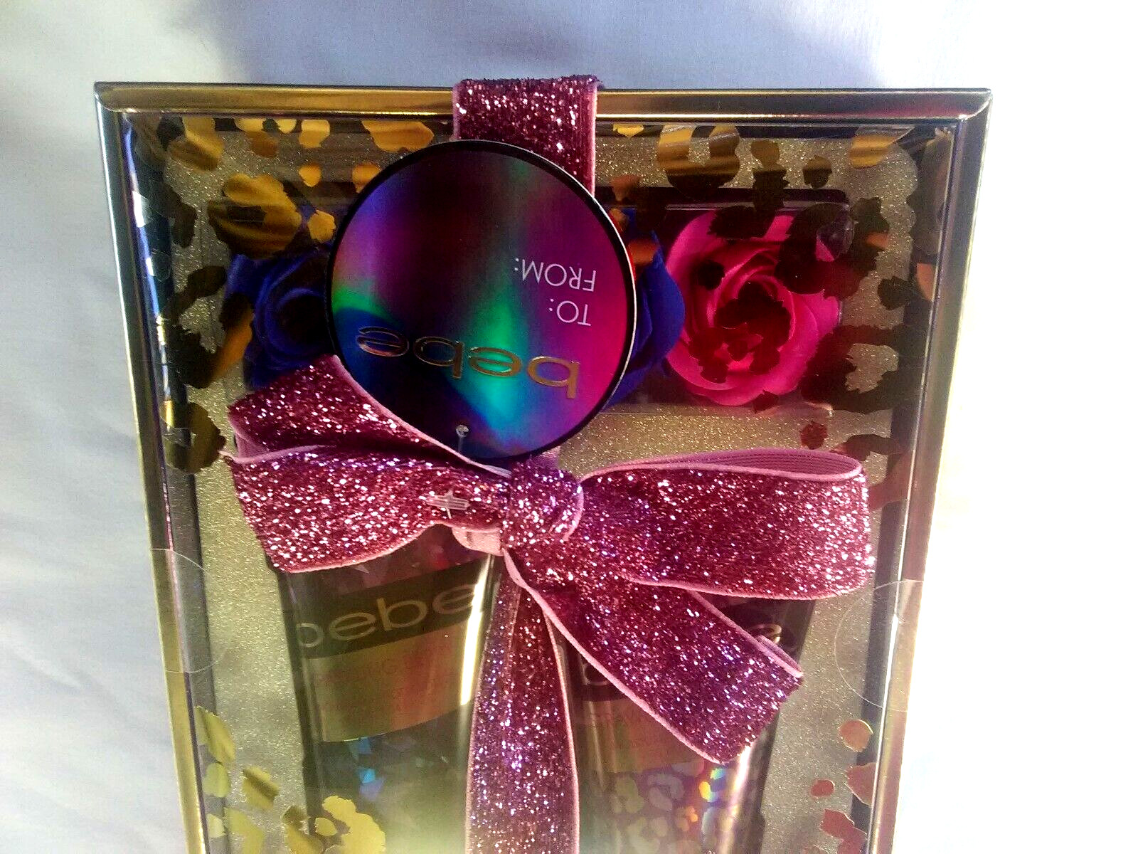 Bebe  Women's Gift Set 3 Piece Beauty Kit Lotion Hand Cream Soap Petals New Gift