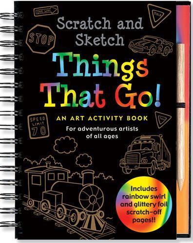 Martha Day Zschock Scratch & Sketch Things That Go (Spiral Bound)