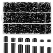 1000 Pcs Electrical Outlet Screw Spacers Nylon Round Spacer Assortment Kit