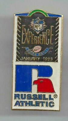 Russell Athletics Vintage Super Bowl XXV11 Peter David Pin Back