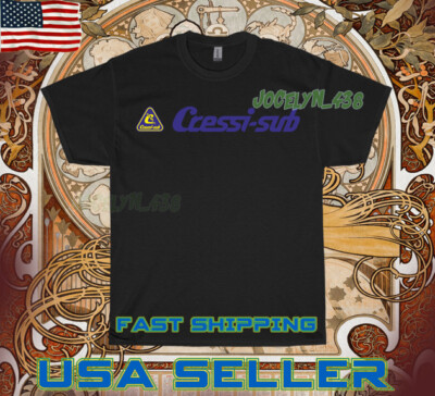 NEW SHIRT PREMIUM CRESSI-SUB DIVER LOGO UNISEX T-SHIRT AMERICAN FUNNY SIZE S-5XL
