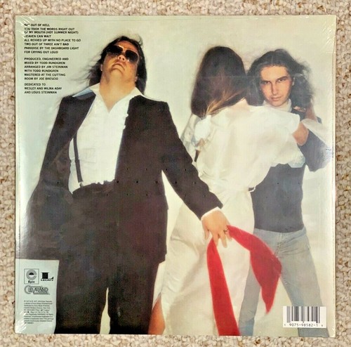 Meatloaf Bat Out of Hell Limited Edition rot und schwarz Swirl Vinyl LP - Bild 2 von 2